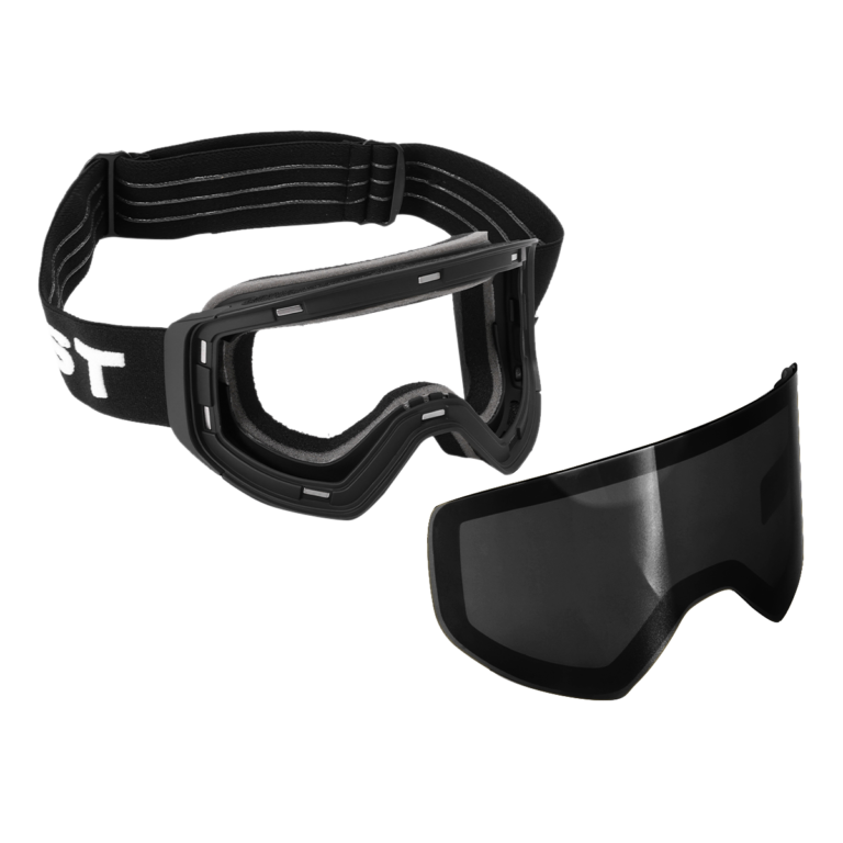 black goggles with black lens